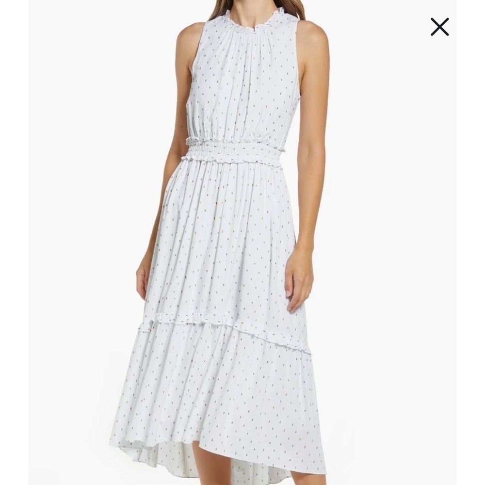 Lilly Pulitzer Resort White Clip Chaya Tiered Midi Dress - Picture 4 of 12